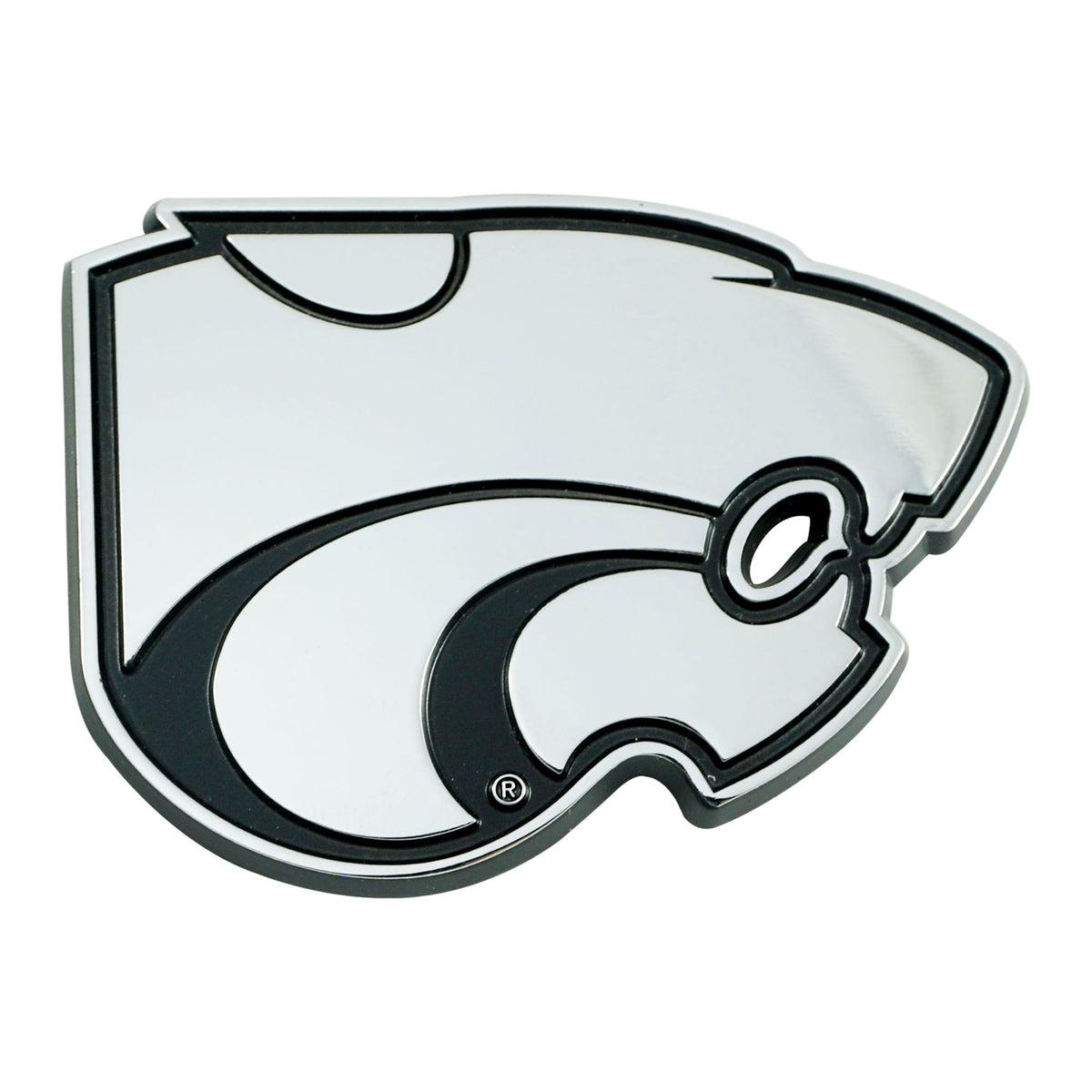 Kansas State Wildcats 3D Chrome Metal Emblem