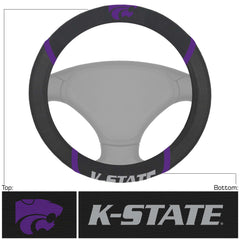 Kansas State Wildcats Embroidered Steering Wheel Cover