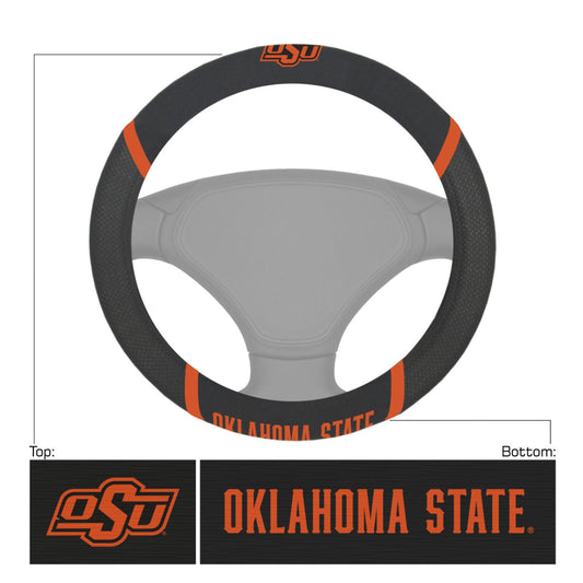 Oklahoma State Cowboys Embroidered Steering Wheel Cover