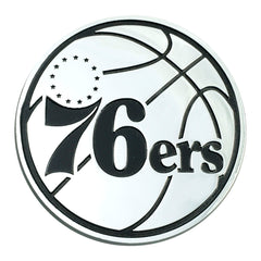 Philadelphia 76ers 3D Chrome Metal Emblem