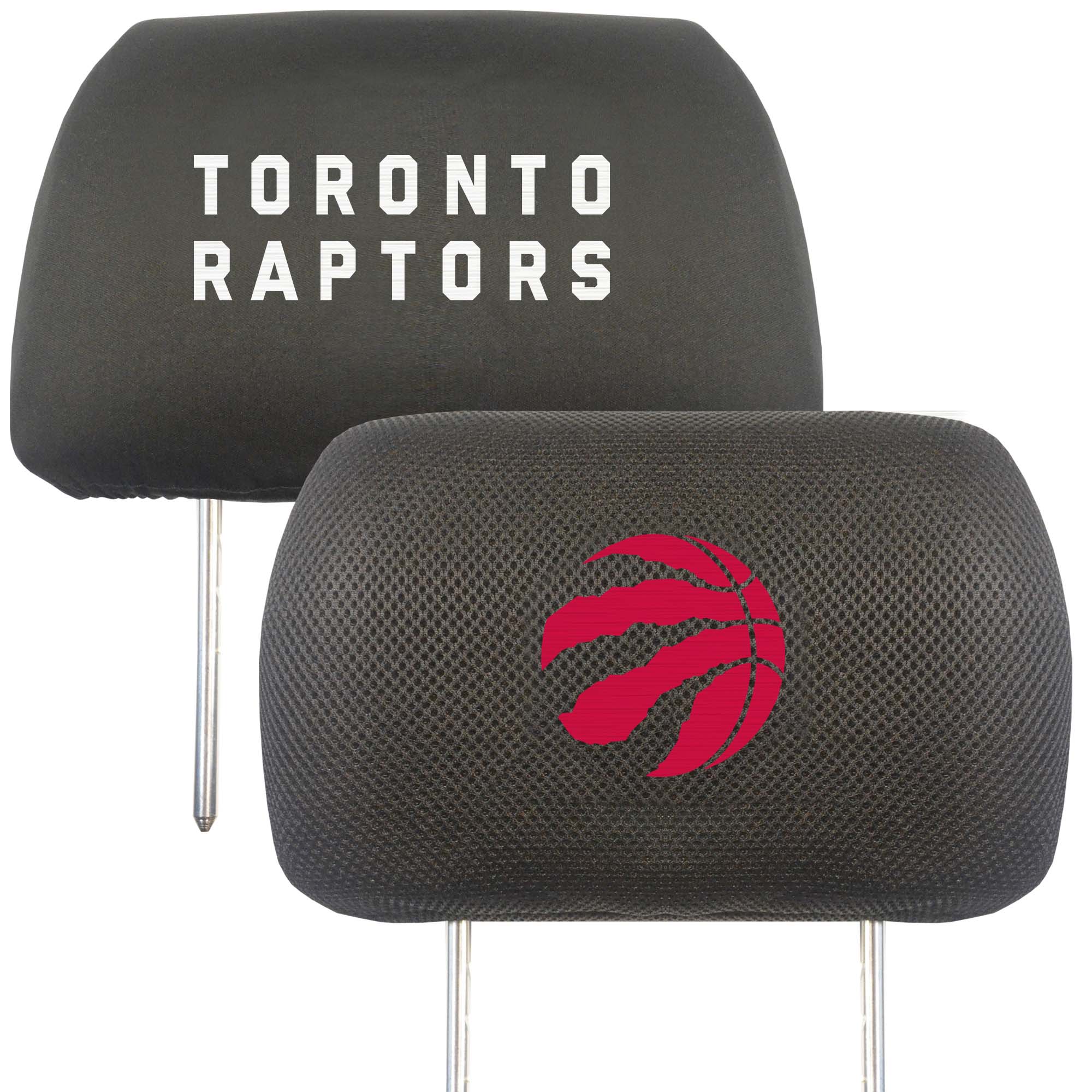 Toronto Raptors Embroidered Head Rest Cover Set - 2 Pieces