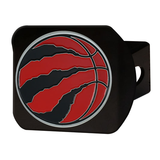 Toronto Raptors Black Metal Hitch Cover - 3D Color Emblem