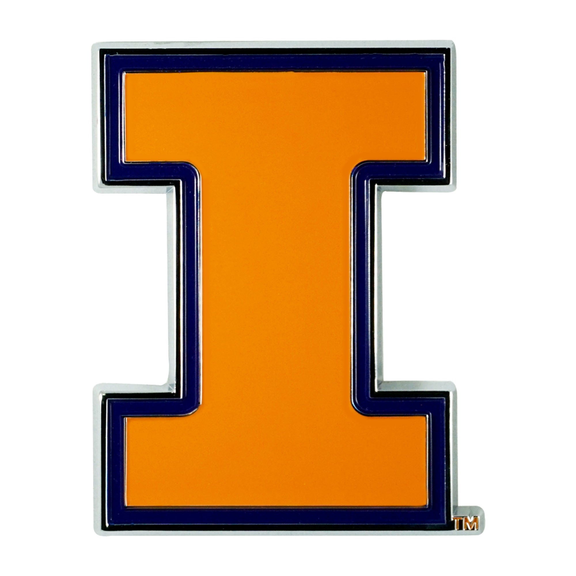 Illinois Illini 3D Color Metal Emblem