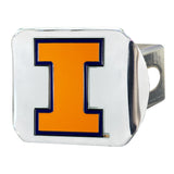 Illinois Illini Hitch Cover - 3D Color Emblem