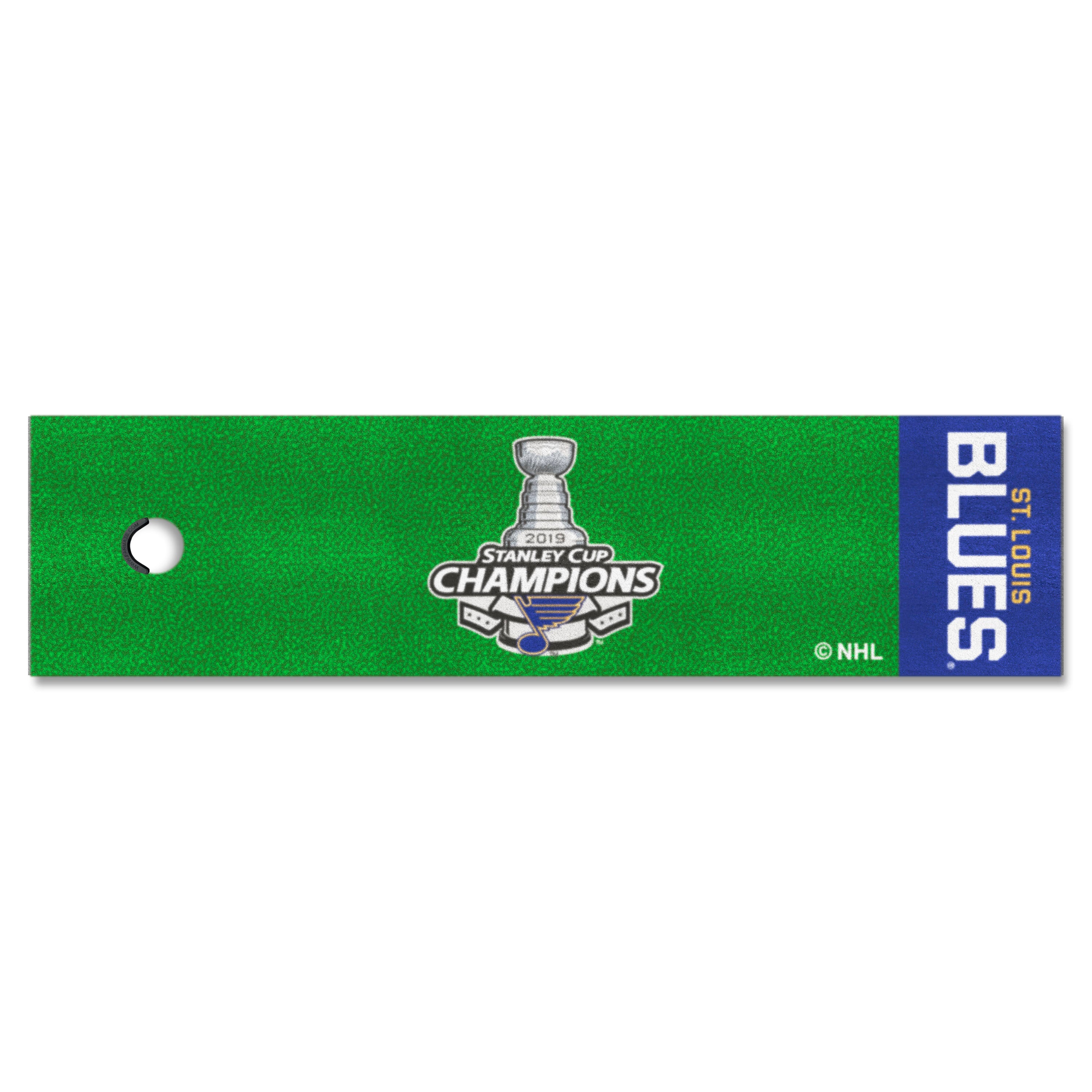 St. Louis Blues Putting Green Mat - 1.5ft. x 6ft., 2019 Stanley Cup Champions