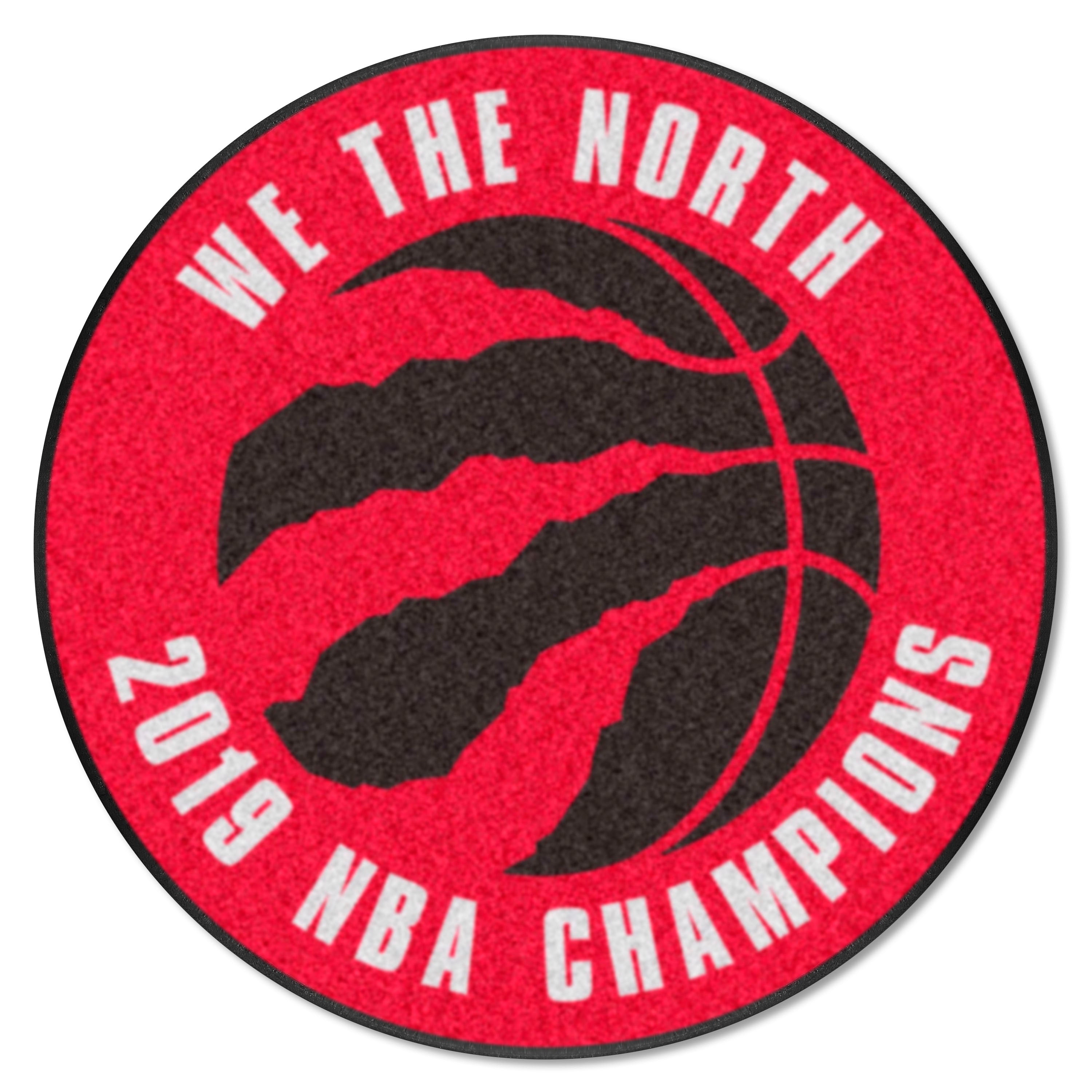 Toronto Raptors 2019 NBA Champions Basketball Rug - 27in. Diameter