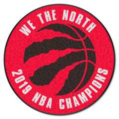 Toronto Raptors 2019 NBA Champions Basketball Rug - 27in. Diameter