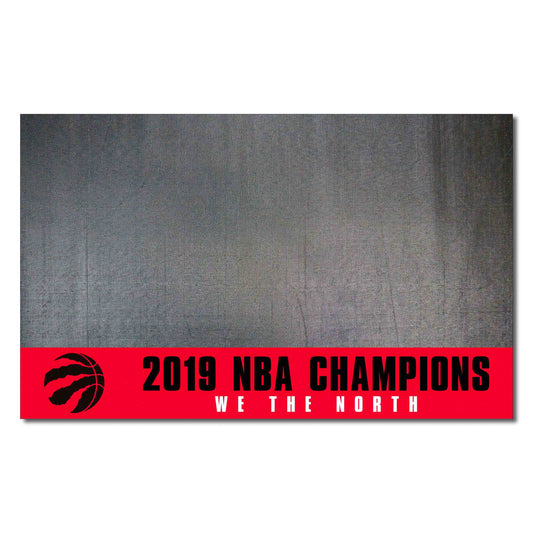 Toronto Raptors 2019 NBA Champions Vinyl Grill Mat - 26in. x 42in.