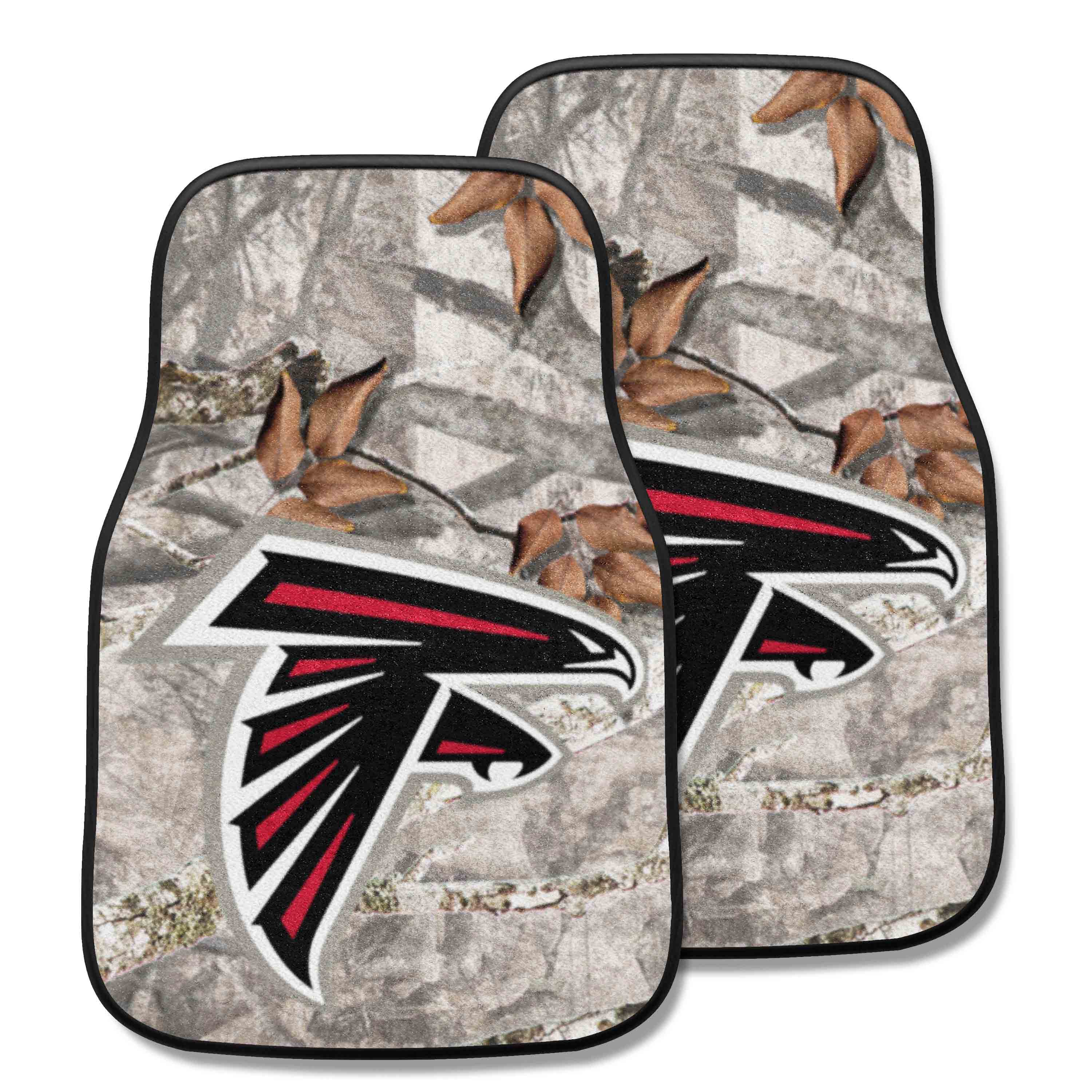 Atlanta Falcons Camo Front Carpet Car Mat Set - 2 Pieces