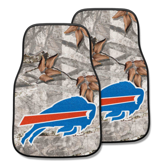 Buffalo Bills Camo Front Carpet Car Mat Set - 2 Pieces - Buffalo Bills