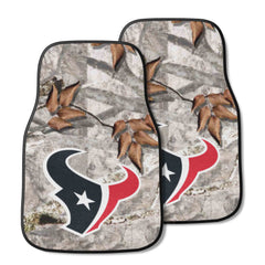 Houston Texans Camo Front Carpet Car Mat Set - 2 Pieces - Houston Texans