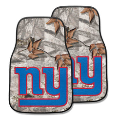 New York Giants Camo Front Carpet Car Mat Set - 2 Pieces