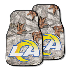 Los Angeles Rams Camo Front Carpet Car Mat Set - 2 Pieces