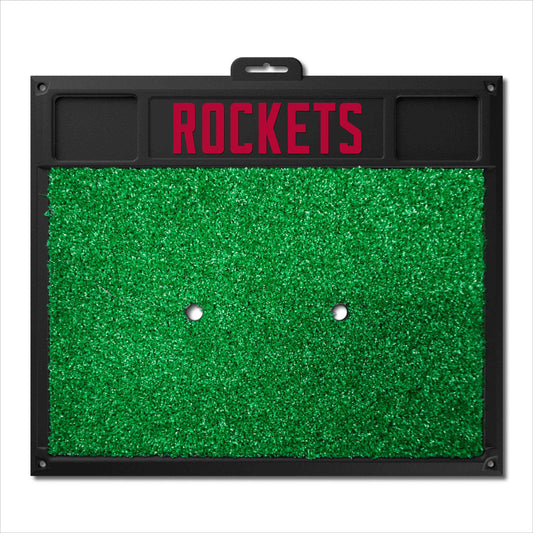 Houston Rockets Golf Hitting Mat - Houston Rockets