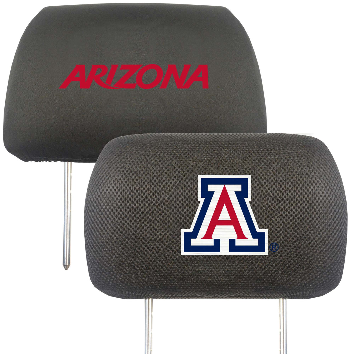 Arizona Wildcats Embroidered Head Rest Cover Set - 2 Pieces - Arizona