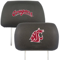 Washington State Cougars Embroidered Head Rest Cover Set - 2 Pieces