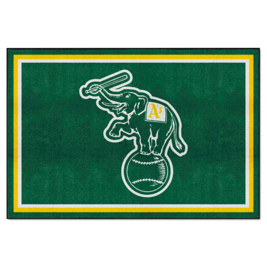 Oakland Athletics 5ft. x 8 ft. Plush Area Rug