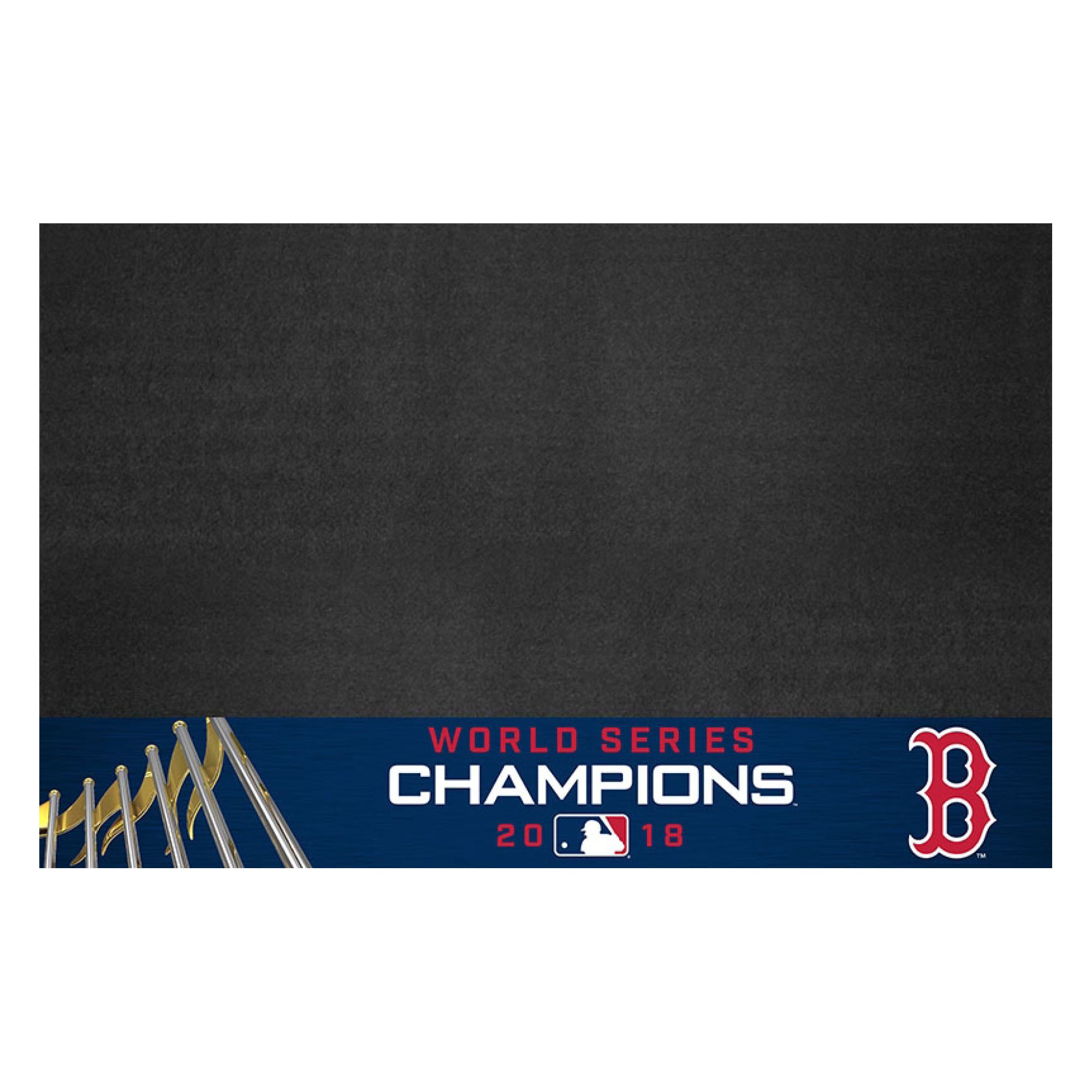 Boston Red Sox 2018 World Series Champions Vinyl Grill Mat - 26in. x 42in.