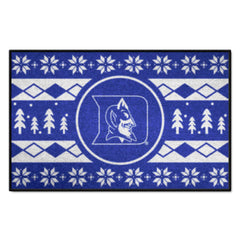 Duke Blue Devils Holiday Sweater Starter Mat Accent Rug - 19in. x 30in. - Duke