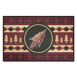 Florida State Seminoles Holiday Sweater Starter Mat Accent Rug - 19in. x 30in.