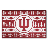 Indiana Hooisers Holiday Sweater Starter Mat Accent Rug - 19in. x 30in.