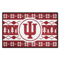 Indiana Hooisers Holiday Sweater Starter Mat Accent Rug - 19in. x 30in.