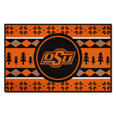 Oklahoma State Cowboys Holiday Sweater Starter Mat Accent Rug - 19in. x 30in. - Oklahoma State