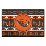 Oregon State Beavers Holiday Sweater Starter Mat Accent Rug - 19in. x 30in.