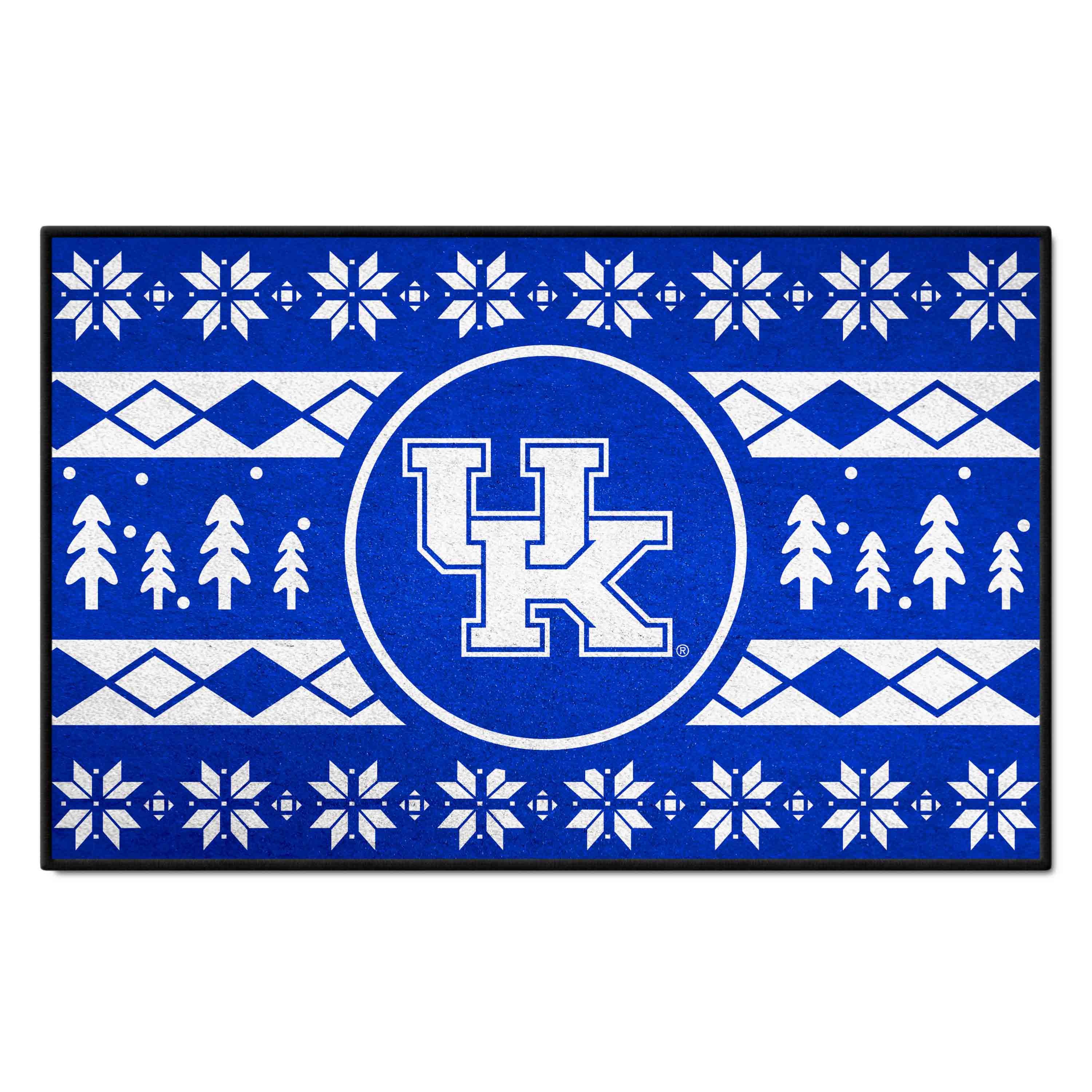 Kentucky Wildcats Holiday Sweater Starter Mat Accent Rug - 19in. x 30in.