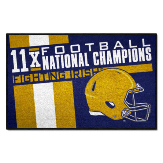 Notre Dame Fighting Irish Dynasty Starter Mat Accent Rug - 19in. x 30in.