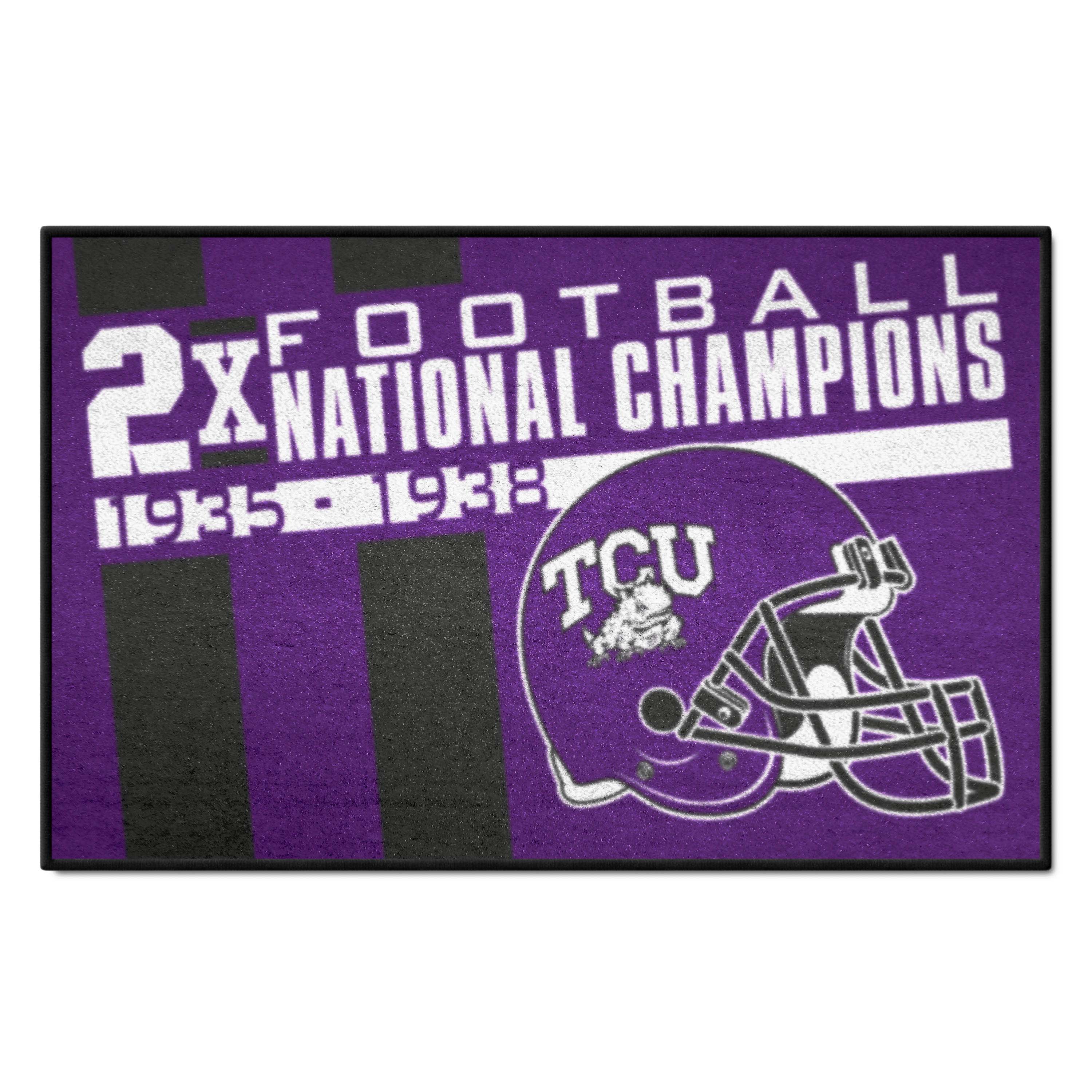 TCU Horned Frogs Dynasty Starter Mat Accent Rug - 19in. x 30in.