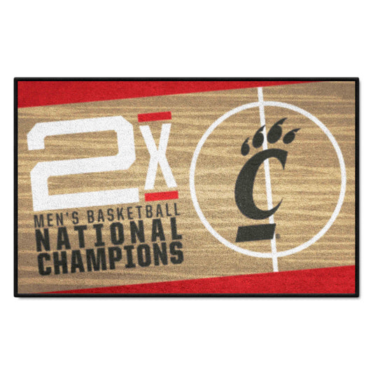 Cincinnati Bearcats Dynasty Starter Mat Accent Rug - 19in. x 30in. - Cincinnati