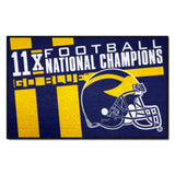 Michigan Wolverines Dynasty Starter Mat Accent Rug - 19in. x 30in.