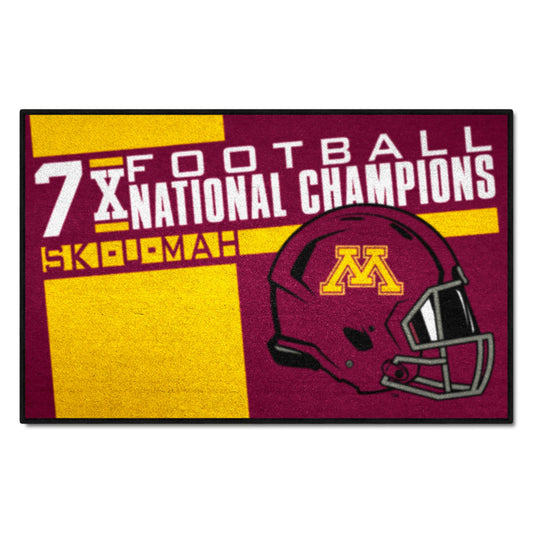 Minnesota Golden Gophers Dynasty Starter Mat Accent Rug - 19in. x 30in.