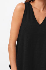 V-Neck Wide Strap Tank Trendsi