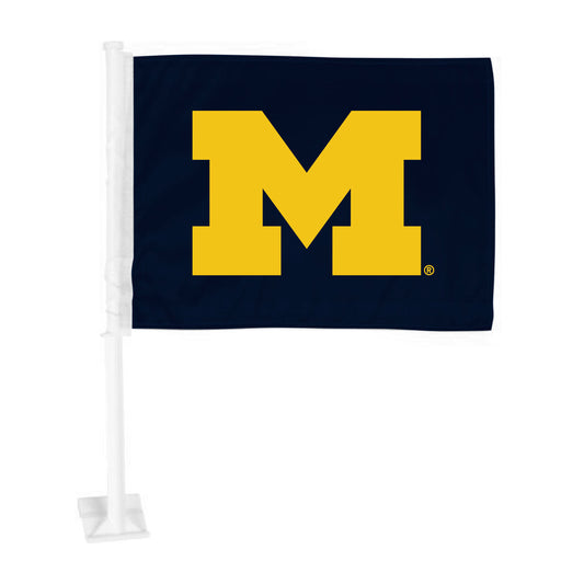 Michigan Wolverines Car Flag Large 1pc 11" x 14"