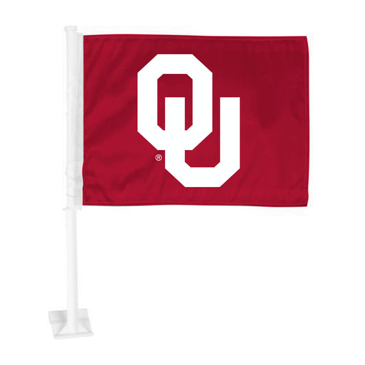 Oklahoma Sooners Car Flag Large 1pc 11" x 14"