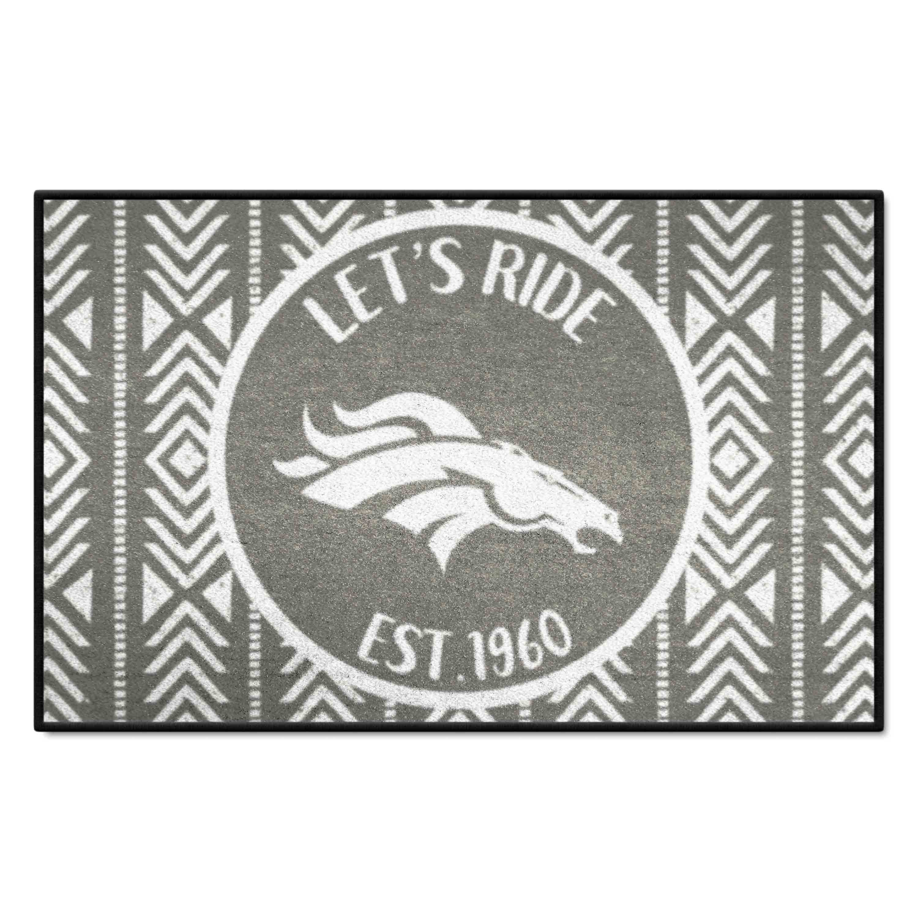 Denver Broncos Southern Style Starter Mat Accent Rug - 19in. x 30in. - Denver Broncos