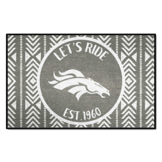 Denver Broncos Southern Style Starter Mat Accent Rug - 19in. x 30in. - Denver Broncos