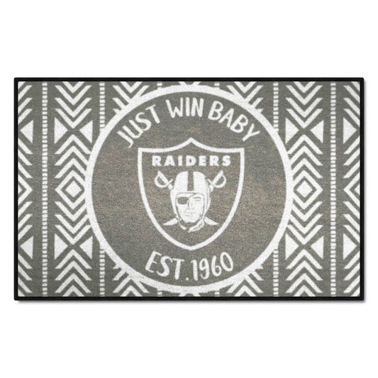 Las Vegas Raiders Southern Style Starter Mat Accent Rug - 19in. x 30in.