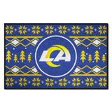 Los Angeles Rams Holiday Sweater Starter Mat Accent Rug - 19in. x 30in.