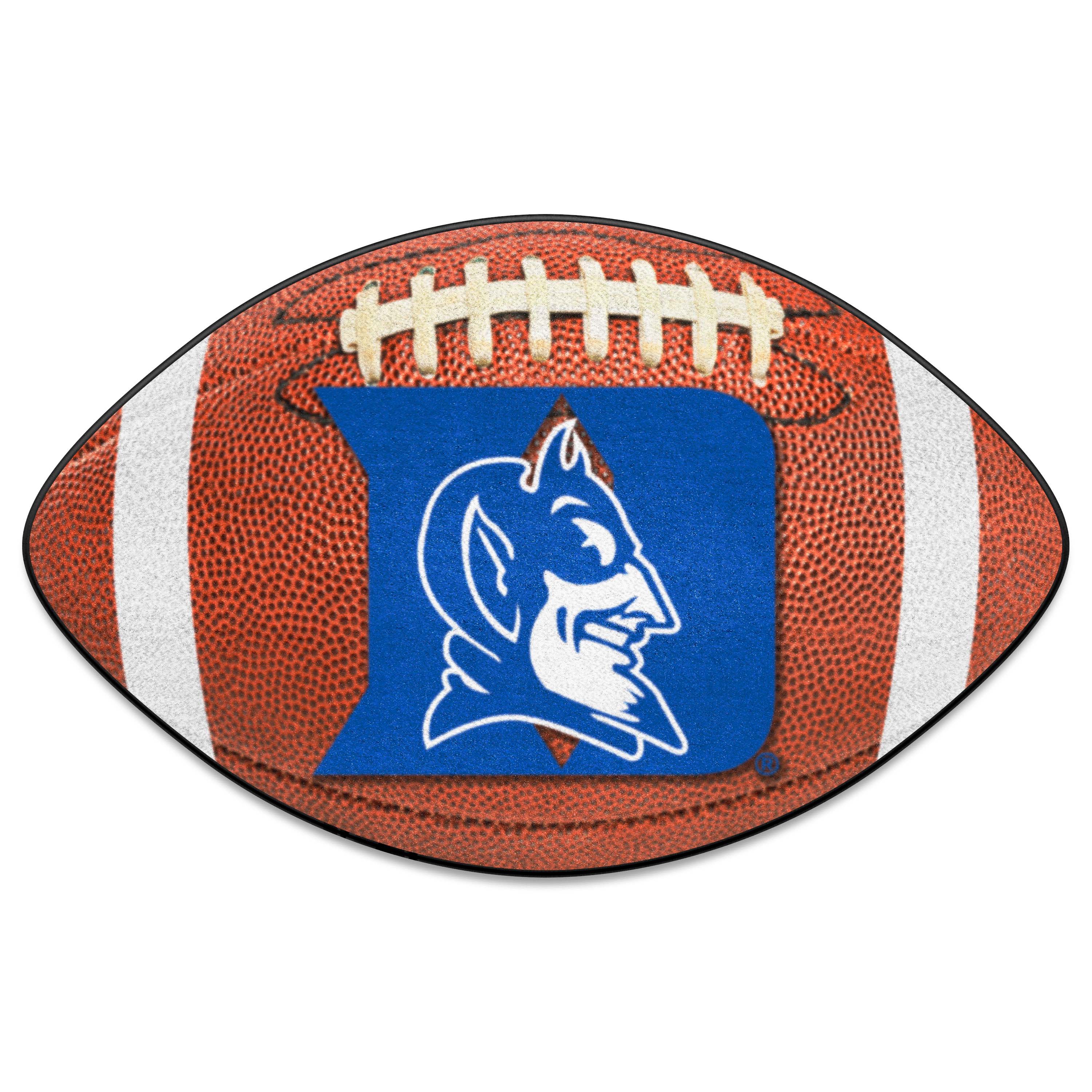 Duke Blue Devils Football Rug - 20.5in. x 32.5in., Devil Logo - Duke