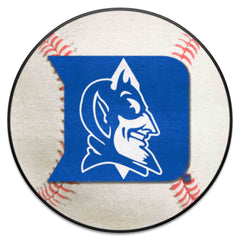 Duke Blue Devils Baseball Rug - 27in. Diameter, Devil Logo