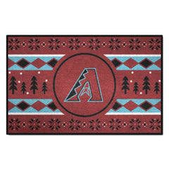 Arizona Diamondbacks Holiday Sweater Starter Mat Accent Rug - 19in. x 30in.