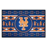 New York Mets Holiday Sweater Starter Mat Accent Rug - 19in. x 30in.