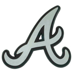 Atlanta Braves 3D Chrome Metal Emblem - Atlanta Braves