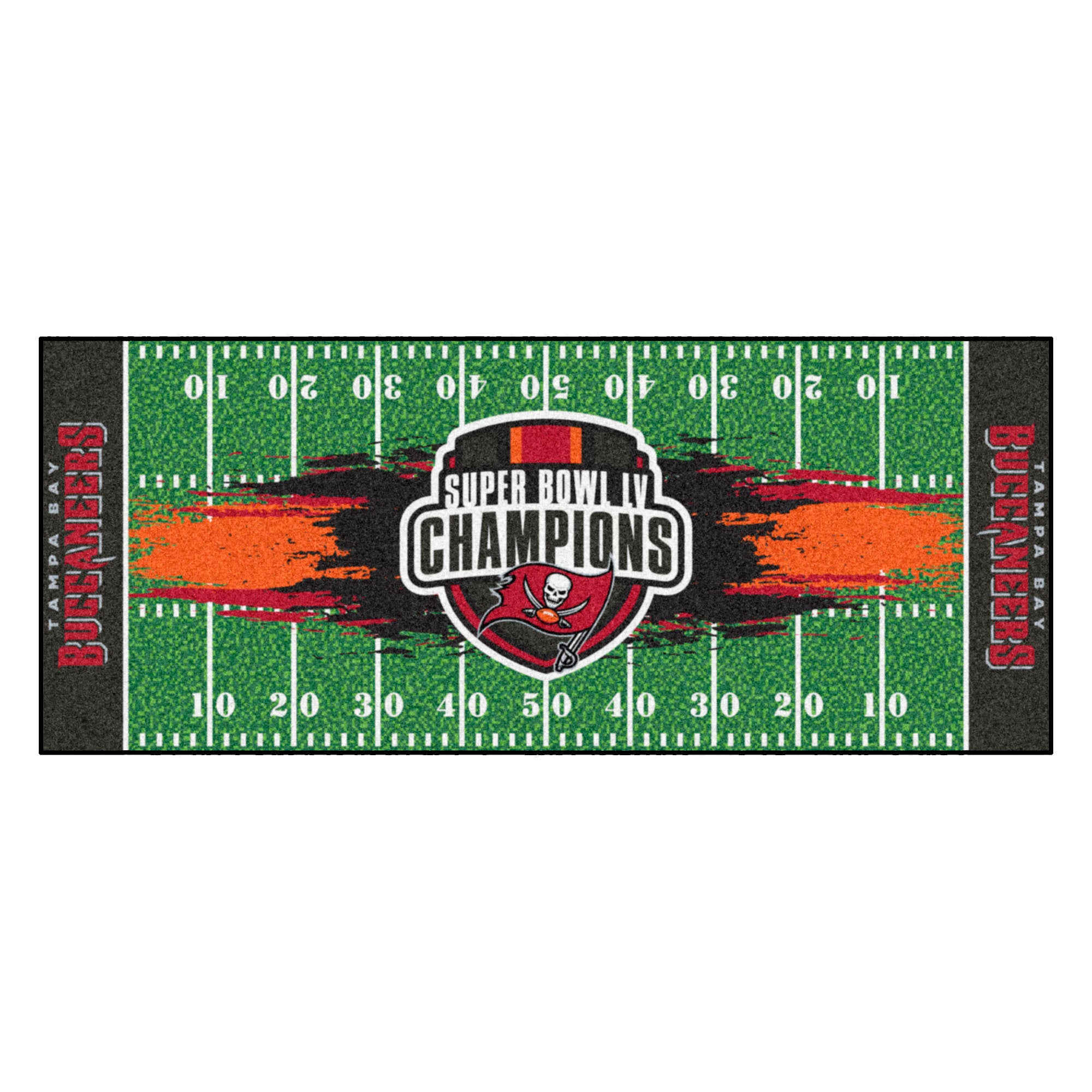 Tampa Bay Buccaneers Field Runner Mat - 30in. x 72in., 2021 Super Bowl LV Champions