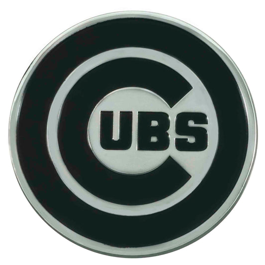 Chicago Cubs 3D Chrome Metal Emblem - Chicago Cubs