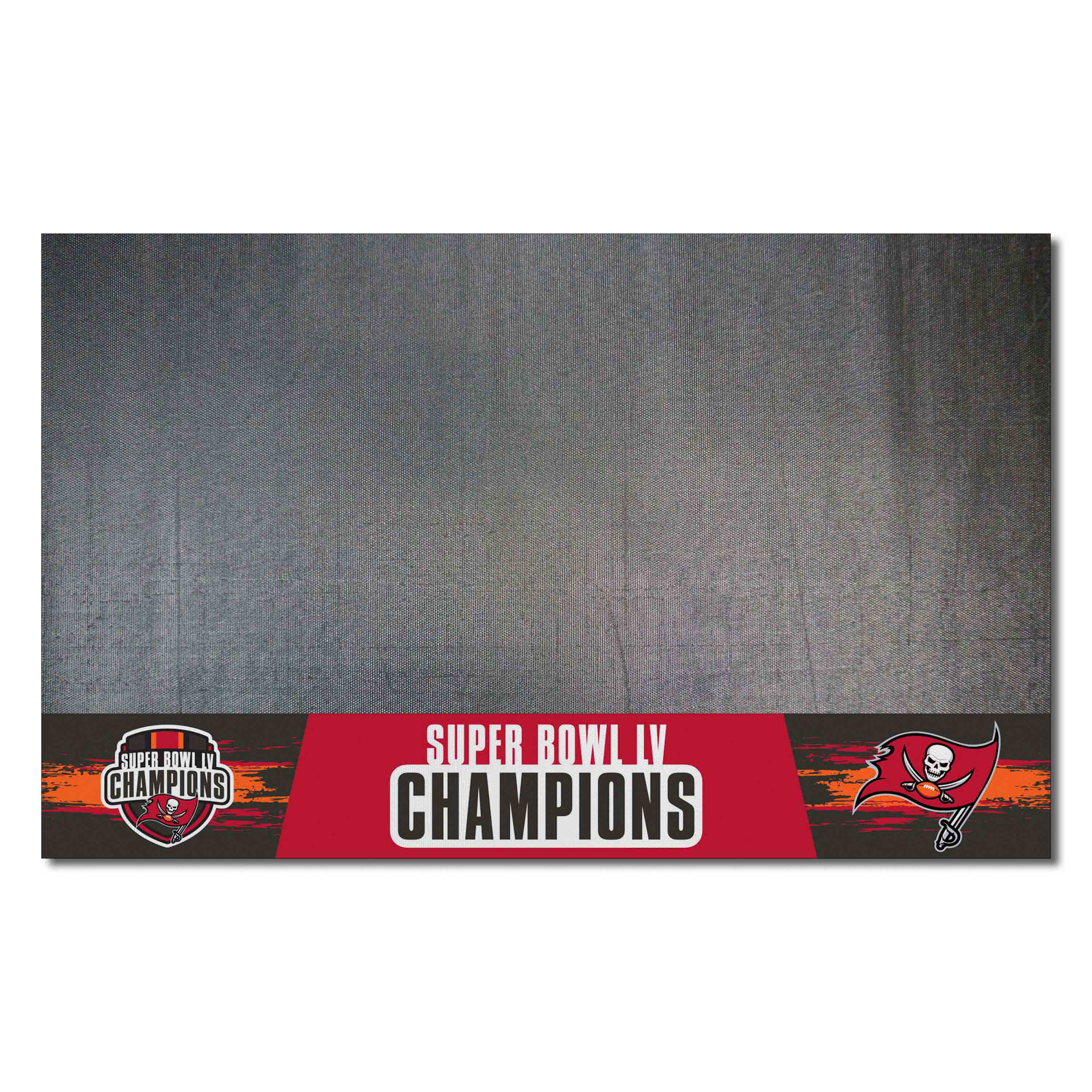 Tampa Bay Buccaneers Vinyl Grill Mat - 26in. x 42in., 2021 Super Bowl LV Champions