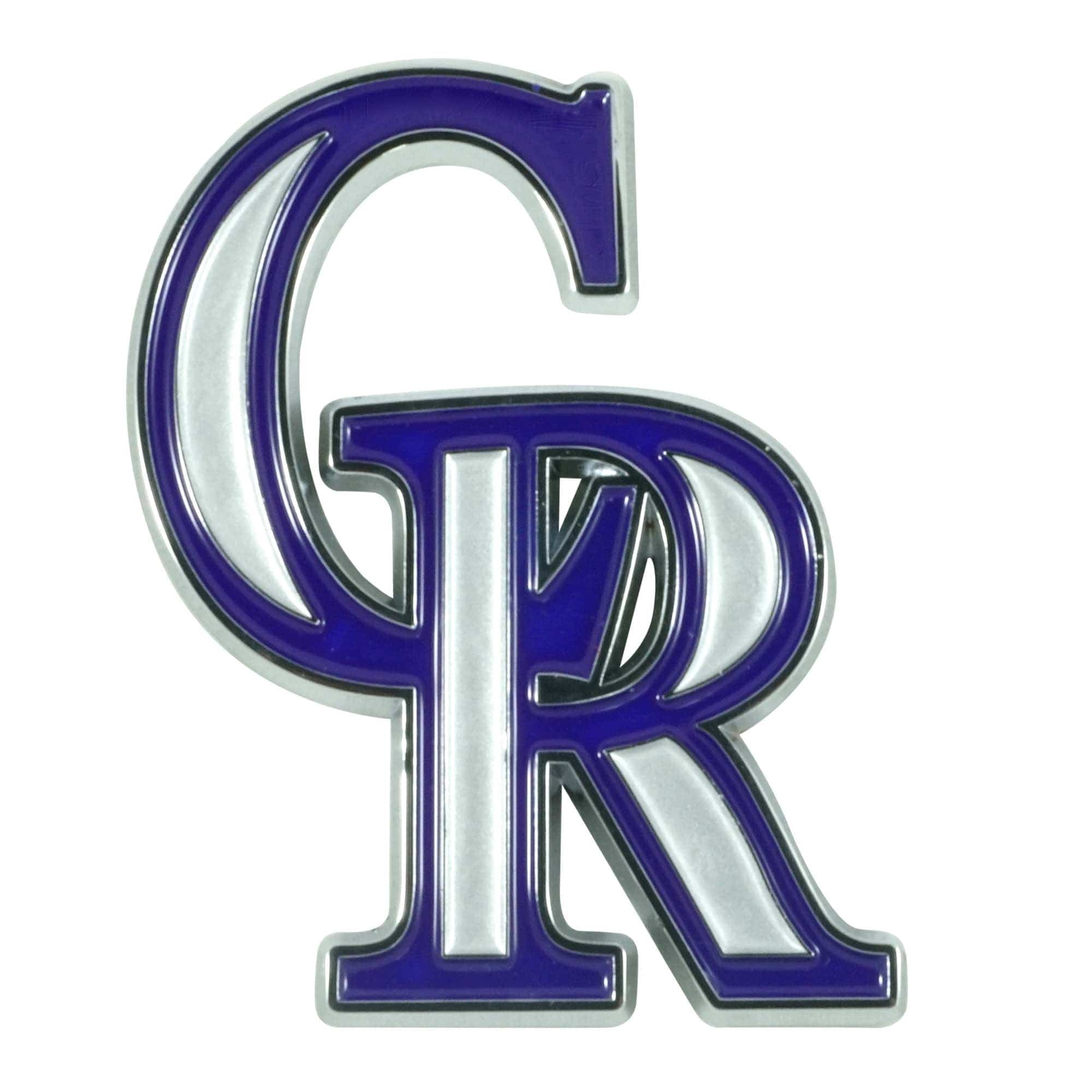 Colorado Rockies 3D Color Metal Emblem - Colorado Rockies